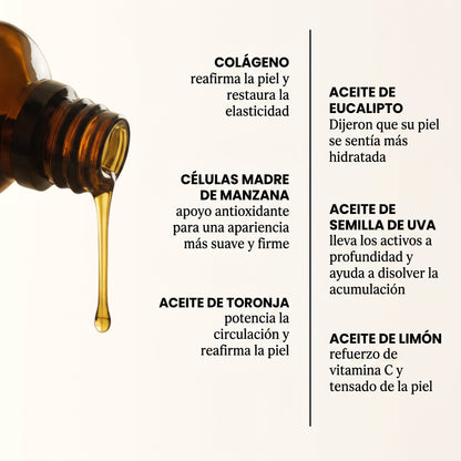 Aceite de masaje anticelulítico