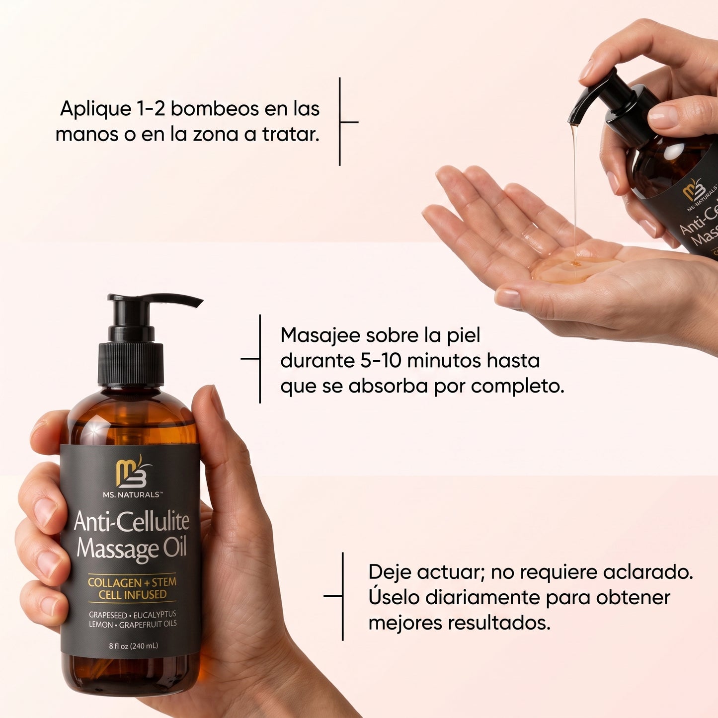 Aceite de masaje anticelulítico