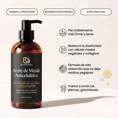 Aceite de masaje anticelulítico