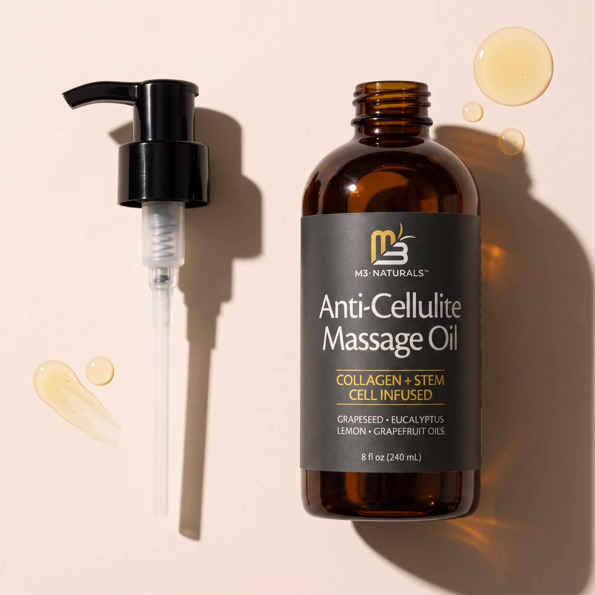 Aceite Anti-celulitis M3 Naturals 240ml